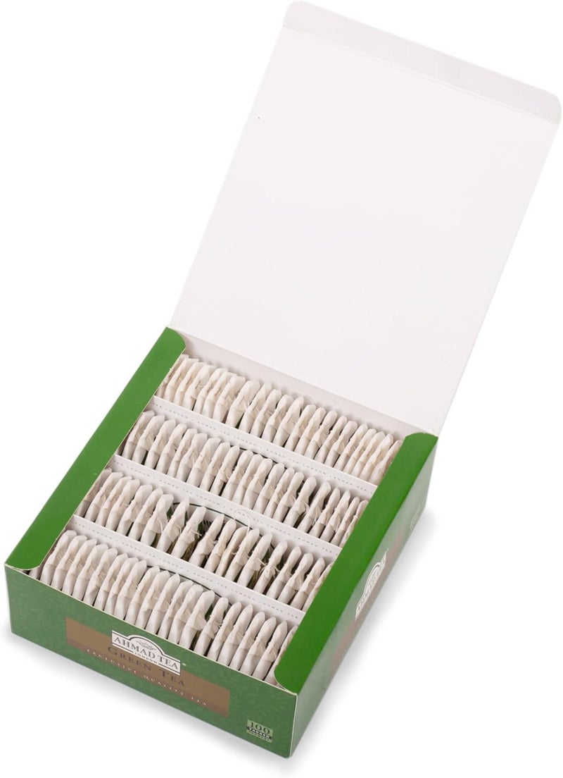 Ahmad Tea Green Tea - 100 Tagged Teabags, 200g - Classic Blend with Delicate Flavor - Image 2
