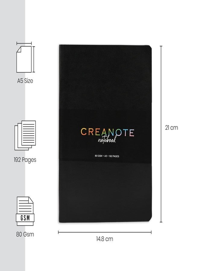 Scholar Creanote Notebook (192 Unruled Neon Coloured Pages, Flexible Binding) (A5) - Image 2