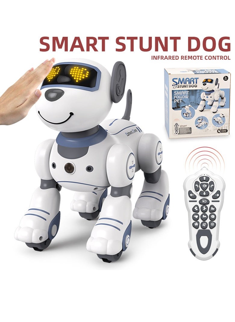 بيوينتي Remote Control Robot Dog Toy Programmable Smart Robot Dog for Kid Interactive Dancing Walking Singing Stunt Robot Dog Educational Toy Birthday Party Gift  - Image 1