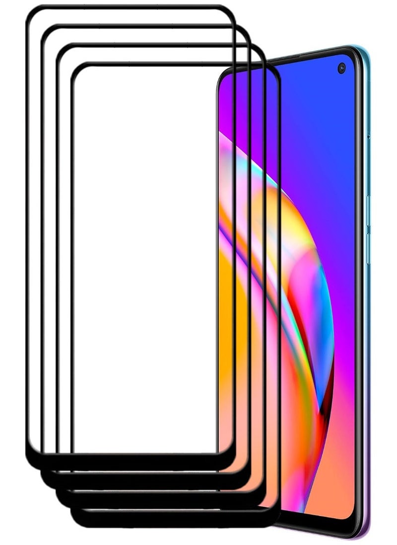 ACLIX 4 Pieces Antistatic ESD Dustproof Premium Quality High Definition Tempered Glass Screen Protector Designed For Oppo A94 5G - Image 1