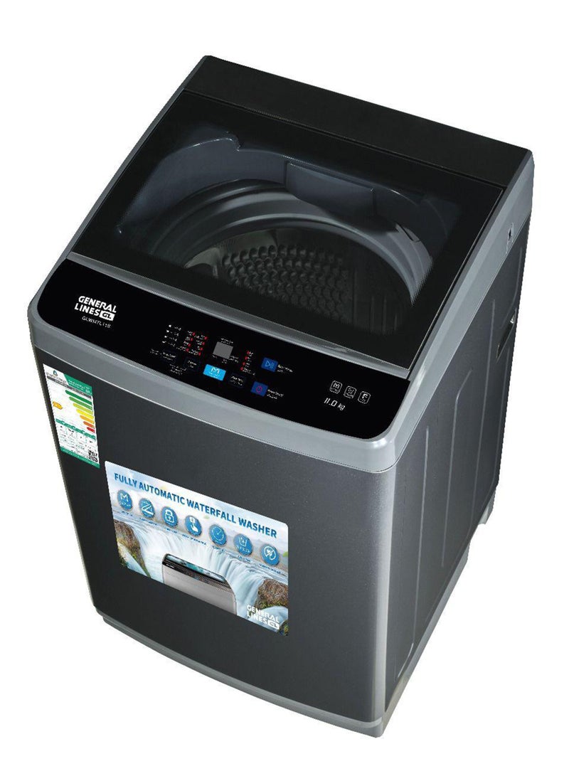General Lines Washing machine - Top Automatic - 11 kg - Dark Grey - GLWMTL11S  - Image 2