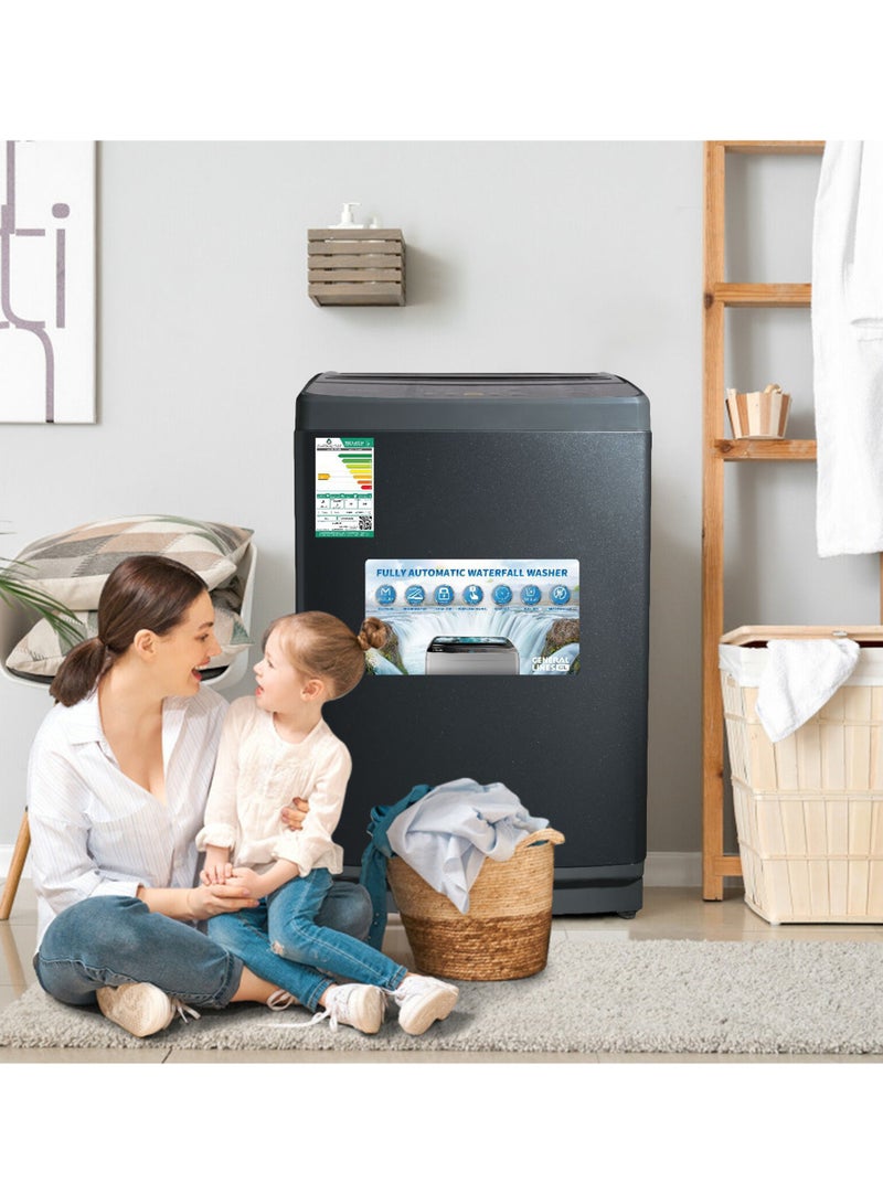 General Lines Washing machine - Top Automatic - 11 kg - Dark Grey - GLWMTL11S  - Image 4