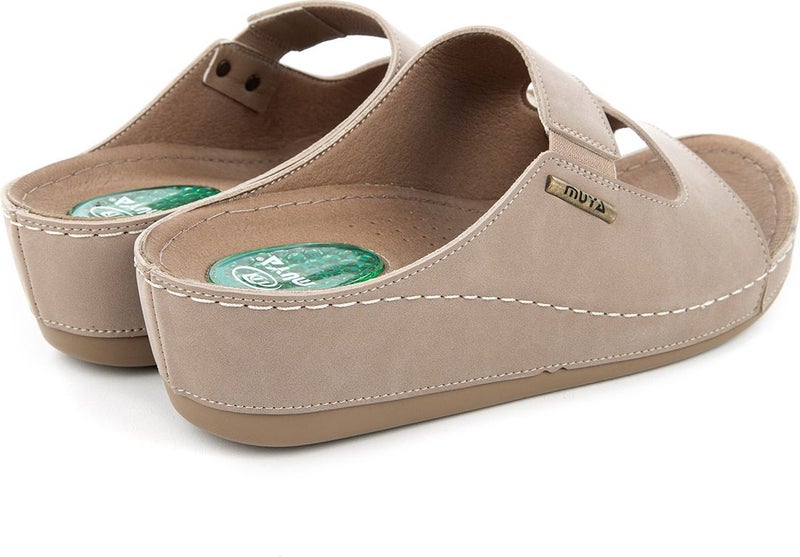 MUYA Panna Anatomical Gel Supported Four Seasons Women's Slippers Mink  - Image 4