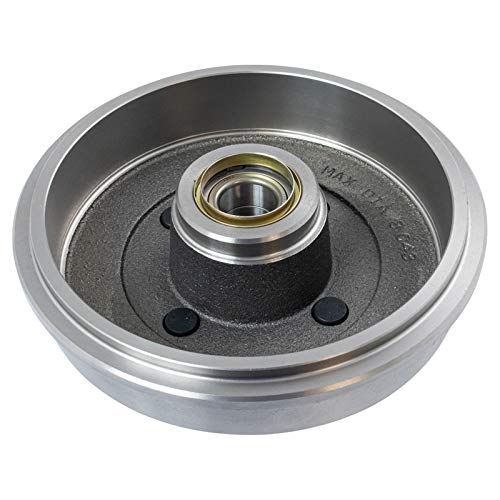 TRQ Rear Brake Shoe & Drum Kit Compatible with 2000-2008 Ford Focus - Image 3