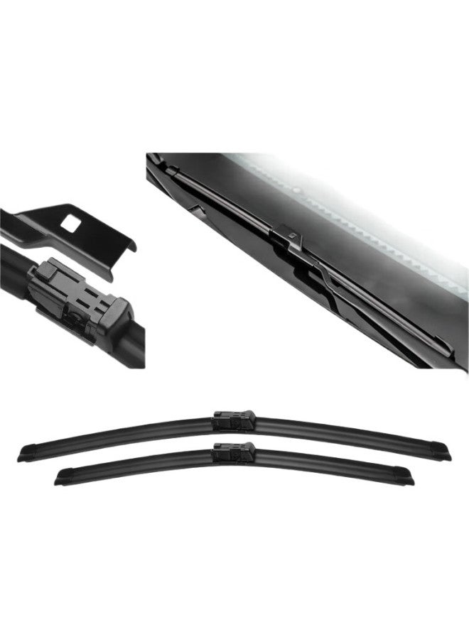 meisim Buick Verano Pro Pro Gs Models] Silent Rubber Strip Wiper Blades, 1 Pair - Image 2