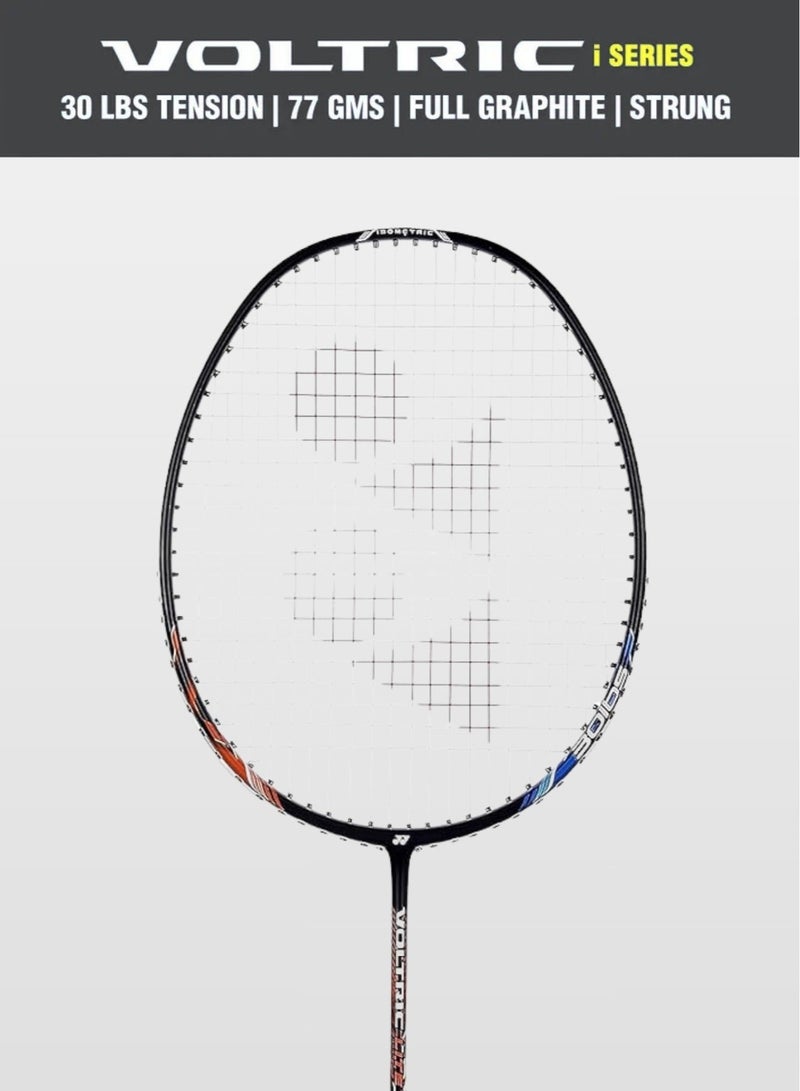 Yonex Voltric Lite 40i Strung Graphite Badminton Racquet | 30 lbs Tension, 5U G4 - Blue Orange | Durable, Lightweight | For Intermediate Players - Image 3