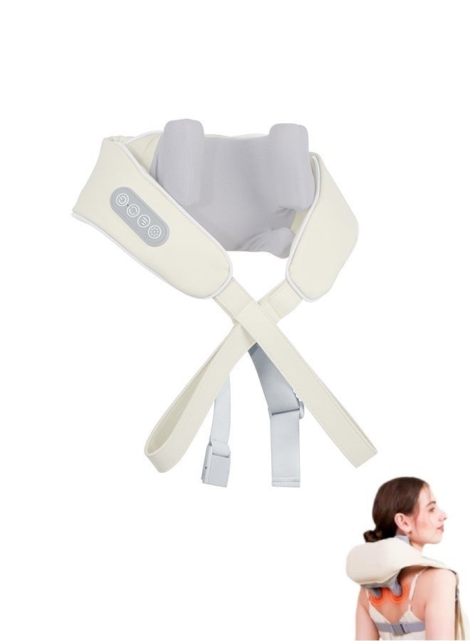 Electric Back Massager, Heated Shoulder Massager, Neck, Shoulder, Waist and Leg Massage Pillow, Pain Relief, Cordless Deep Tissue Kneading Massage, 6d Deep Tissue Kneading. - Image 1