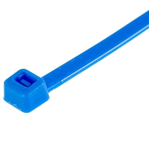 GTSE 12 Inch Blue Zip Ties, 100 Pack, 50lb Strength, UV Resistant Long Nylon Cable Ties, Self-Locking 12" Tie Wraps - Image 2