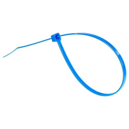 GTSE 12 Inch Blue Zip Ties, 100 Pack, 50lb Strength, UV Resistant Long Nylon Cable Ties, Self-Locking 12" Tie Wraps - Image 3