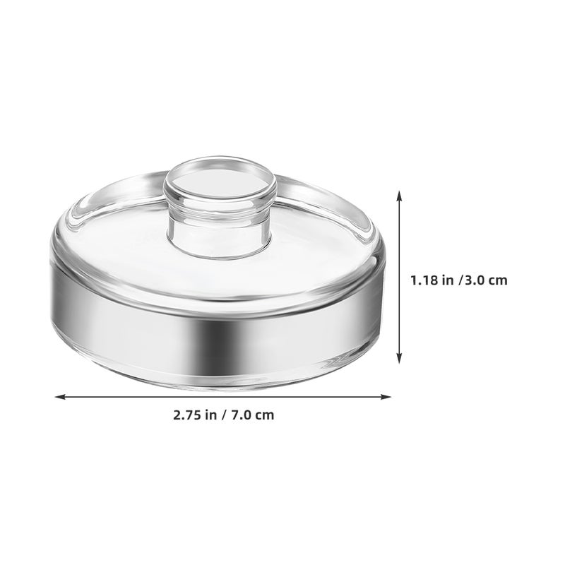 2pcs Wide Mouth Jar Glass Fermenting Weights Kitchen Fermentation Glass Weight With Easy Grip Handle Heavy Glass Fermenting Lid For Jar - Image 3
