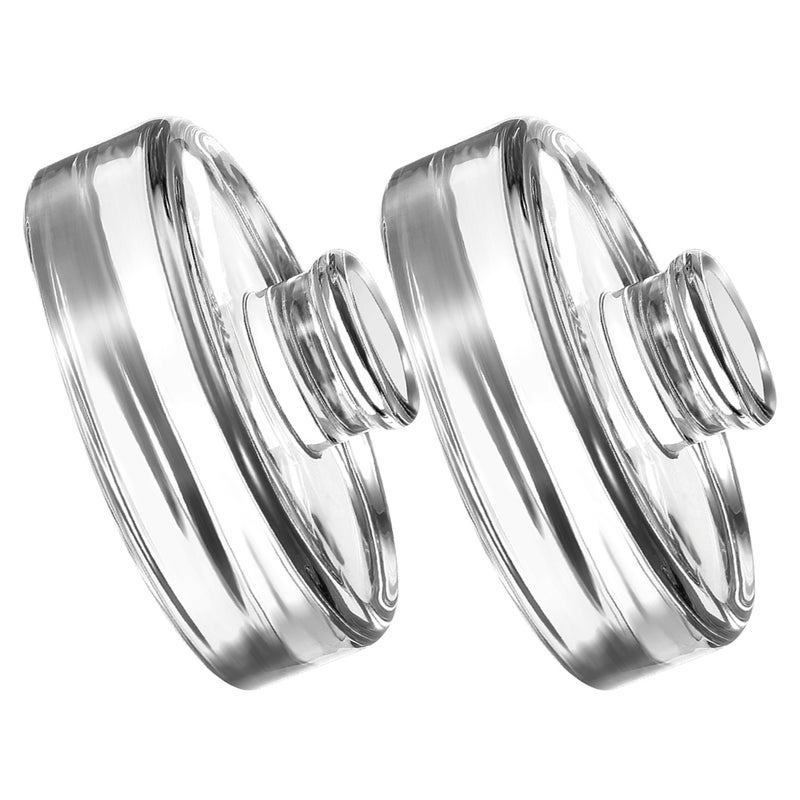 2pcs Wide Mouth Jar Glass Fermenting Weights Kitchen Fermentation Glass Weight With Easy Grip Handle Heavy Glass Fermenting Lid For Jar - Image 4