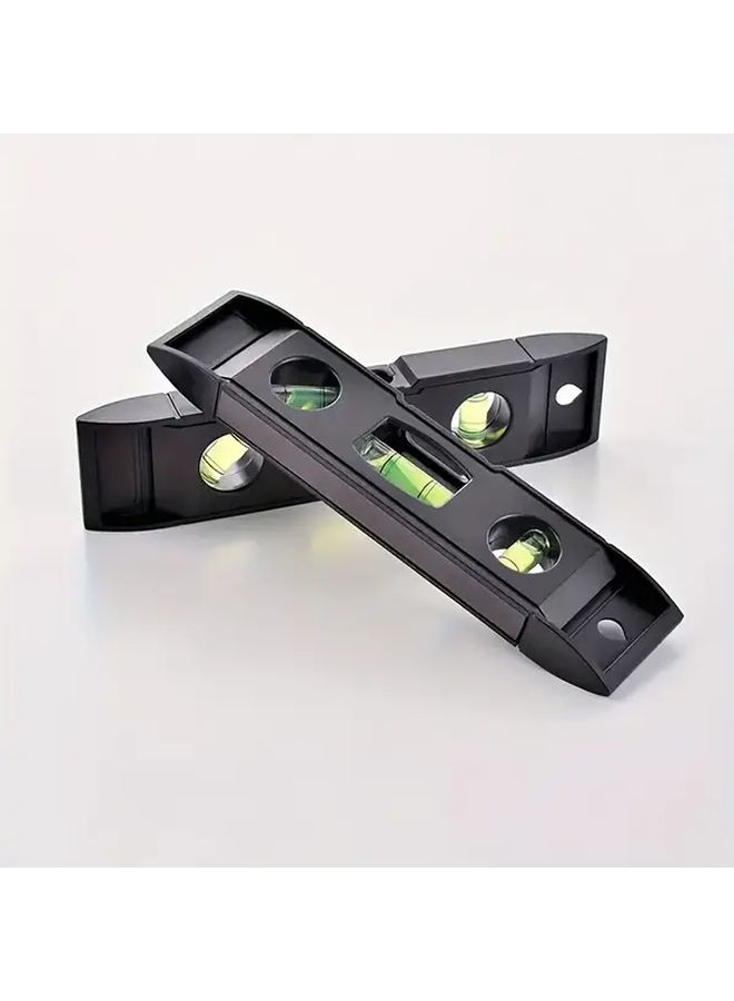 Heavy Duty Magnetic Torpedo Level Self Leveling Tool with ABS Case Black - Image 5