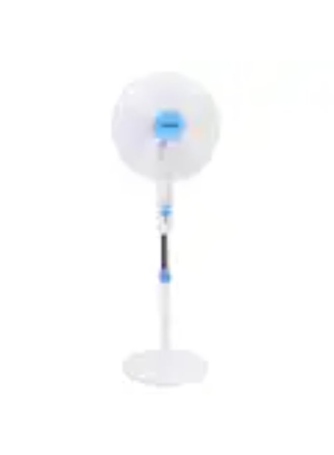 Starget Stargate Stand Fan, 3 Speeds, Timer, 5 Blades, with Remote Control, ST-1880R - White - Image 1