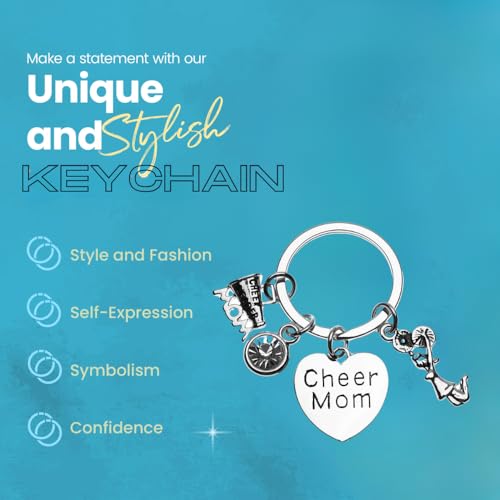 Infinity Collection - Cheer Mom or Dad Keychain - "Some People Have to Wait Their Entire Lives to Meet Their Favorite Athlete, I Raised Mine" - Image 4