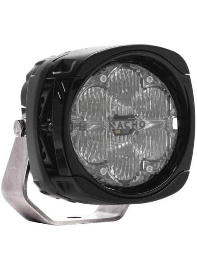 ARB NACHO Quatro Flood Beam Off Road LED Light. 4 Inch 60w Round Lights (Set of 2)  - Image 3
