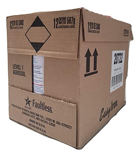 Faultless Heavy Ironing Spray Starch 567g, Gives Stiff and Crisp Finish, Wrinkle-Free, Dry Cleaner Results at Home, Odor-Neutralizing, Easy Iron Aid, Imported from USA - Image 5