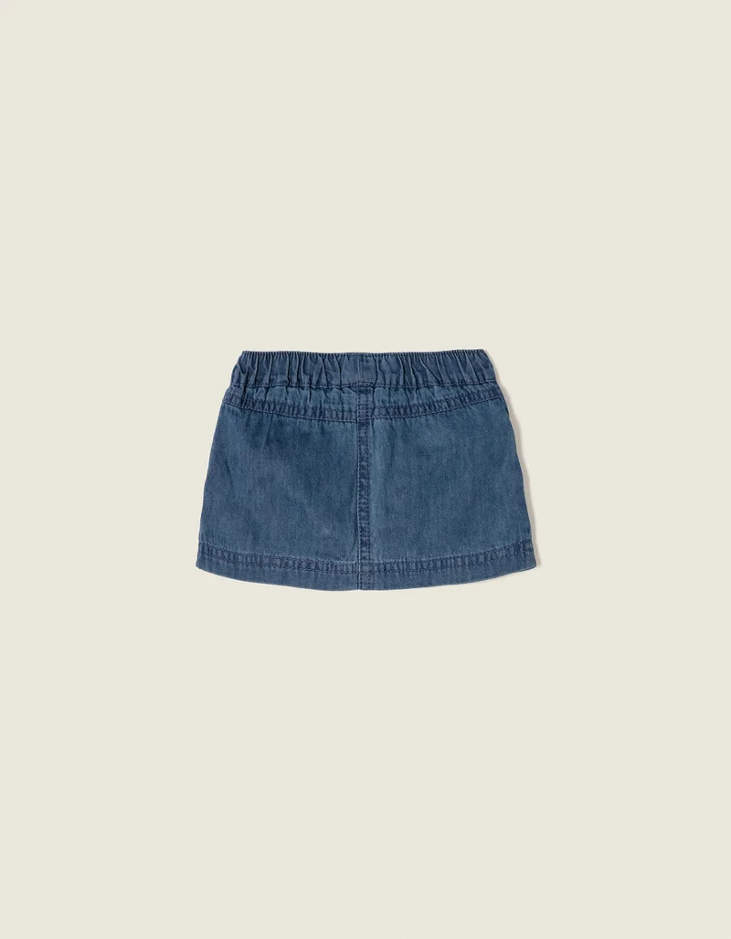 زيبي Zippy Denim Skirt with Nappy Cover for Newborn Girls