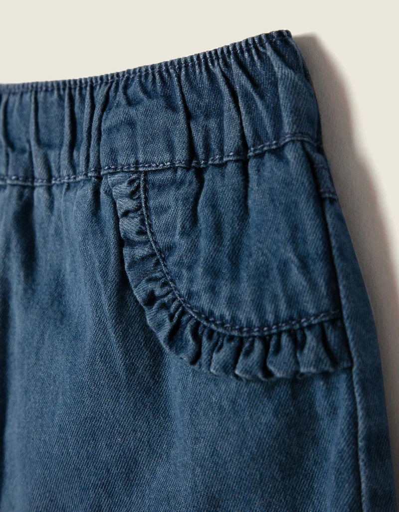 زيبي Zippy Denim Skirt with Nappy Cover for Newborn Girls