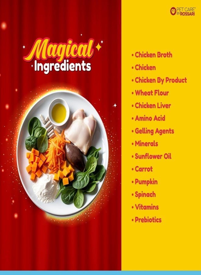 ZIPPY 1-12 Month Puppy Dog Food 255g, Pack of 3 (85g Each Pack) Chicken & Liver Chunks in Gravy of Real Chicken | Gravy Meal Helps Strengthen Dog’s Immune System | Maintaining Strong Bones & Teeth - Image 5