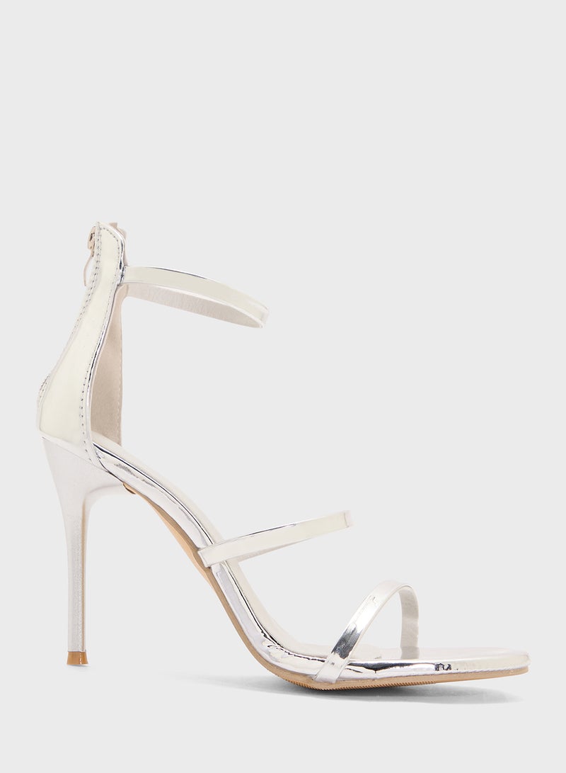 Ginger Triple Strap Heeled Sandal  - Image 1