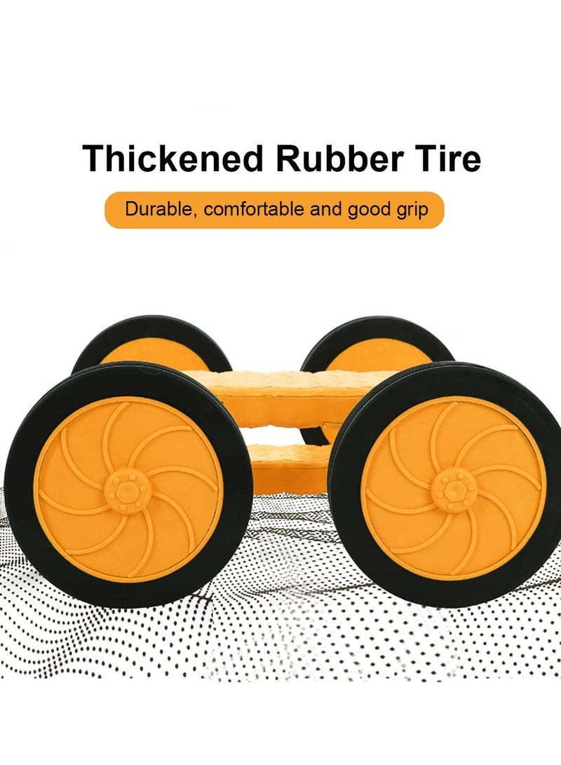 XiuWoo Kids Balance Pedal Bike, Training Vehicle, Boost Self Confidence Balancing Exercise Scooter, Non-Slip Sensory Training Equipment, Exercise Toys for Children Aged 3-12, orange - Image 5