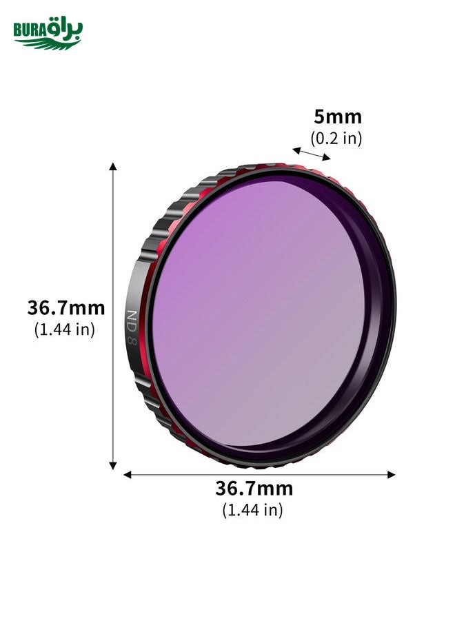 BURAQ - For DJI Osmo Action 5 Pro STARTRC 4 in 1 CPL ND8 ND16 ND32 Camera Lens Filter - Image 1