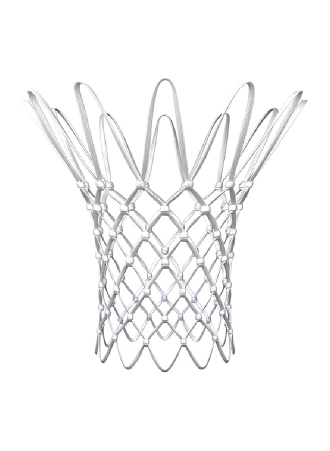 SPALDING Heavy Duty Standard Fit Durable All Weather Basketball Net White 14 x 6.7 x 12.6 cm 8284SP - Image 1