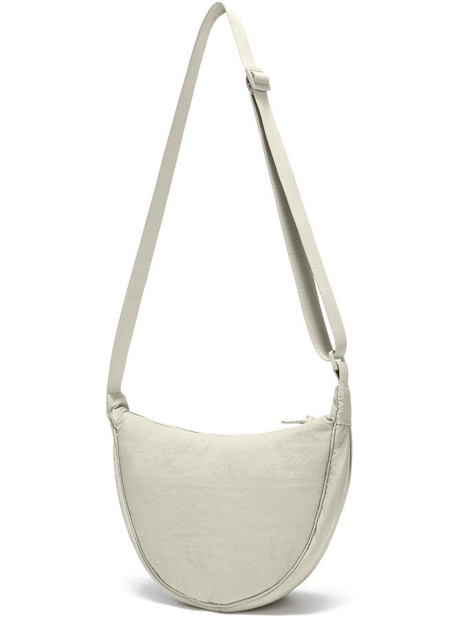 YIKOEE Crescent Bag for Women Men Small Sling Crossbody Bag with Half Moon Shape - Image 1