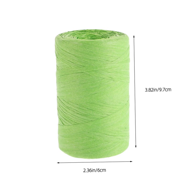Pink Raffia Ribbon Twine 300m Paper Packing Strands for DIY Boxes Decorations - Image 3