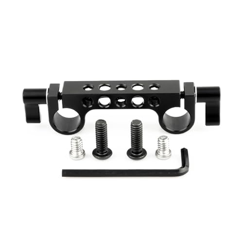 NICEYRIG 15mm Rod Clamp with 1/4"-20 Standard Thread for Camera Shoulder Rig and DSLR Camera Rig - Image 1