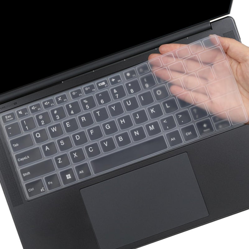 Saco Keyboard Cover 14 Inch for 2025 Lenovo Yoga Slim 7 / Slim 7i (Aura) / Slim 7X and Lenovo Yoga Pro 7 Anti-Faded & Dust-Proof Keyboard Protector - Image 1