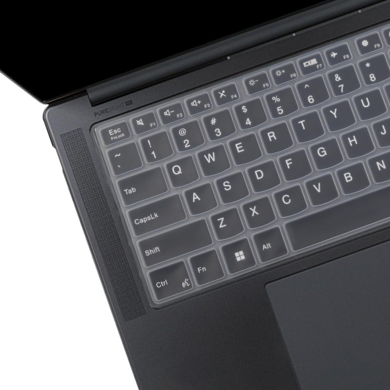 Saco Keyboard Cover 14 Inch for 2025 Lenovo Yoga Slim 7 / Slim 7i (Aura) / Slim 7X and Lenovo Yoga Pro 7 Anti-Faded & Dust-Proof Keyboard Protector - Image 3