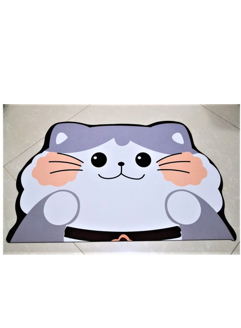 Hi homey Cartoon Shape Super absorbent soft non-slip quick drying floor Bath Mat  - Image 2