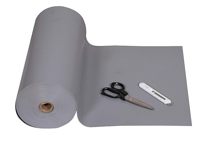 Clairs EVA 10 Meter AntiSlip Mat for Fridge Kitchen Drawer Shelf Liner 1000cm x 45cm Thick 15mm Waterproof NonToxic CuttoSize Durable EasytoClean Grey 10 Meter - Image 5