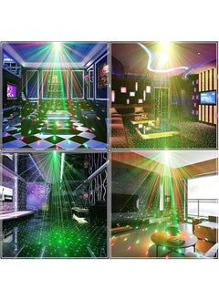 BUDWILL BUDWILL Mini LED Laser Light Projector String Light Dark Glow for DJ Dance Wedding Birthday Party Corporate Events Home PartiesBlue  - Image 3