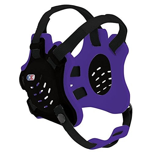 Cliff Keen F5 Tornado Wrestling Headgear - Black/Purple/Black - Image 1