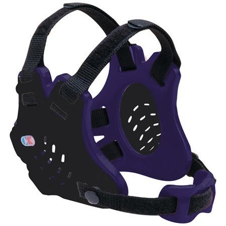Cliff Keen F5 Tornado Wrestling Headgear - Black/Purple/Black - Image 2