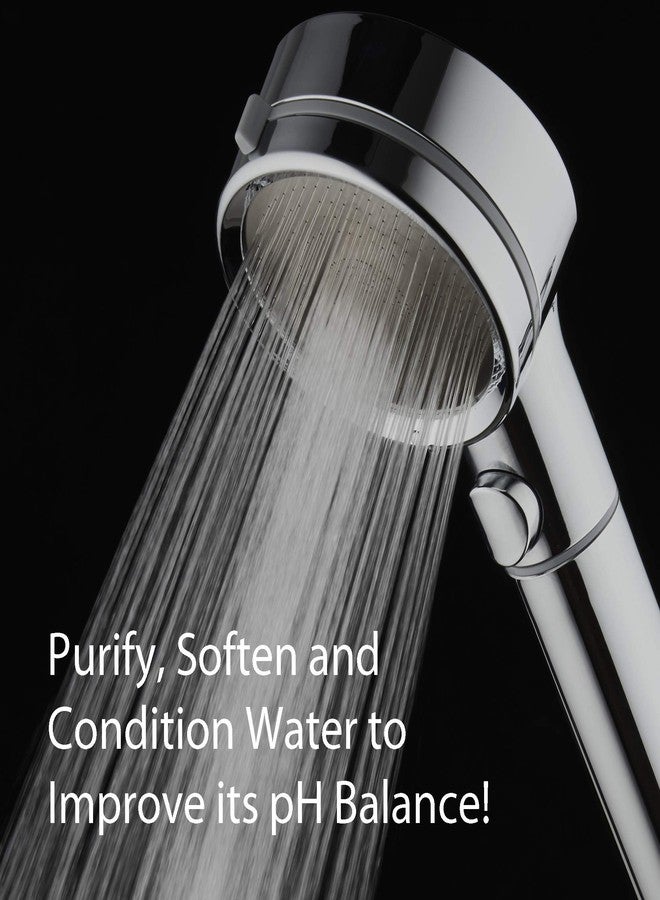 Dream Spa LaserJet High Pressure Luxury Handheld Shower Head with Dual Water Filters, ON-OFF Pause Switch, Extra-long 72-inch Stainless Steel Hose & Bracket - Face Opens for Easy Cleaning - Image 5