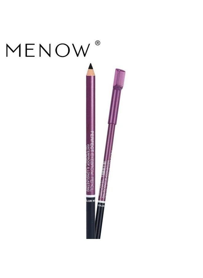 Me Now - Eyebrow Pencil With Comb Professional Makeup (Pack Of 3 Black) - Image 1
