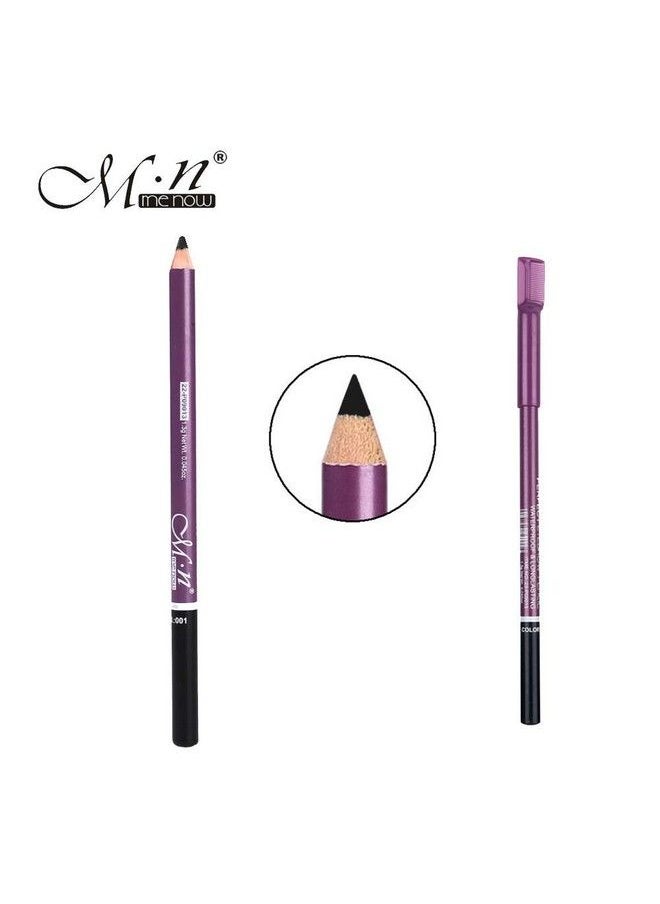 Me Now - Eyebrow Pencil With Comb Professional Makeup (Pack Of 3 Black) - Image 1