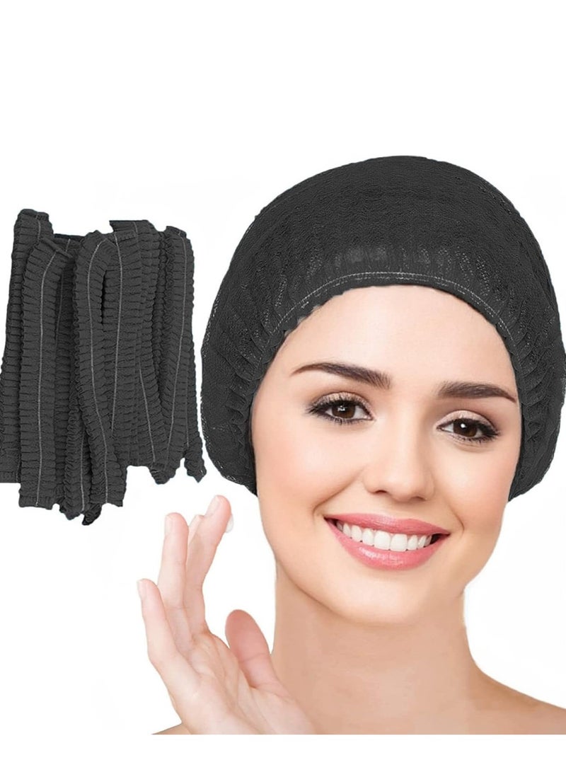 Generic Disposable Bouffant Caps Hair Net 21 Inch Elastic Lids for Catering, Kitchen and Sanitary Service 200 Piece Set  - Image 1