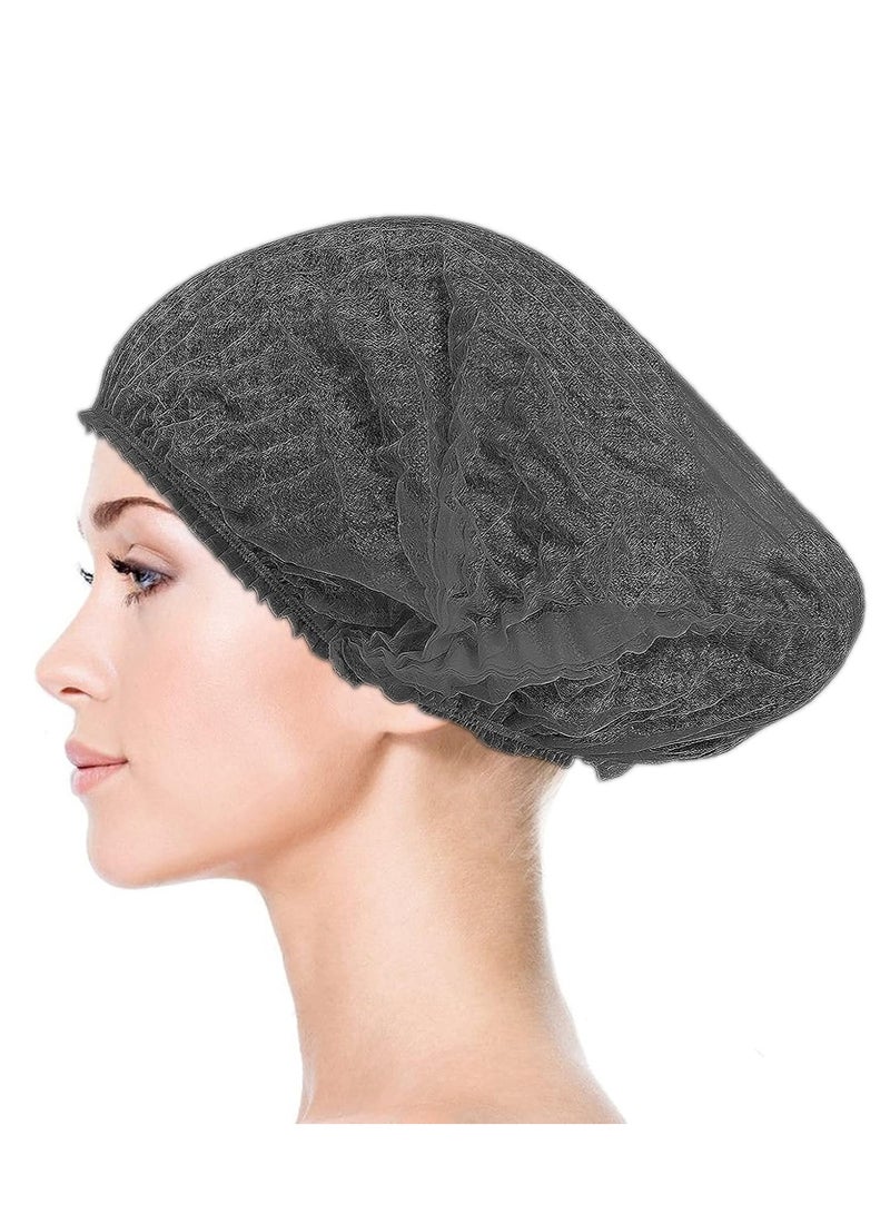 Generic Disposable Bouffant Caps Hair Net 21 Inch Elastic Lids for Catering, Kitchen and Sanitary Service 200 Piece Set  - Image 3