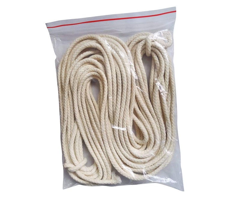 Oil Lamp Mate Oil Lamp Mate 50 Feet Roll 14 Round Cotton Oil Lamp Wicks Burner 