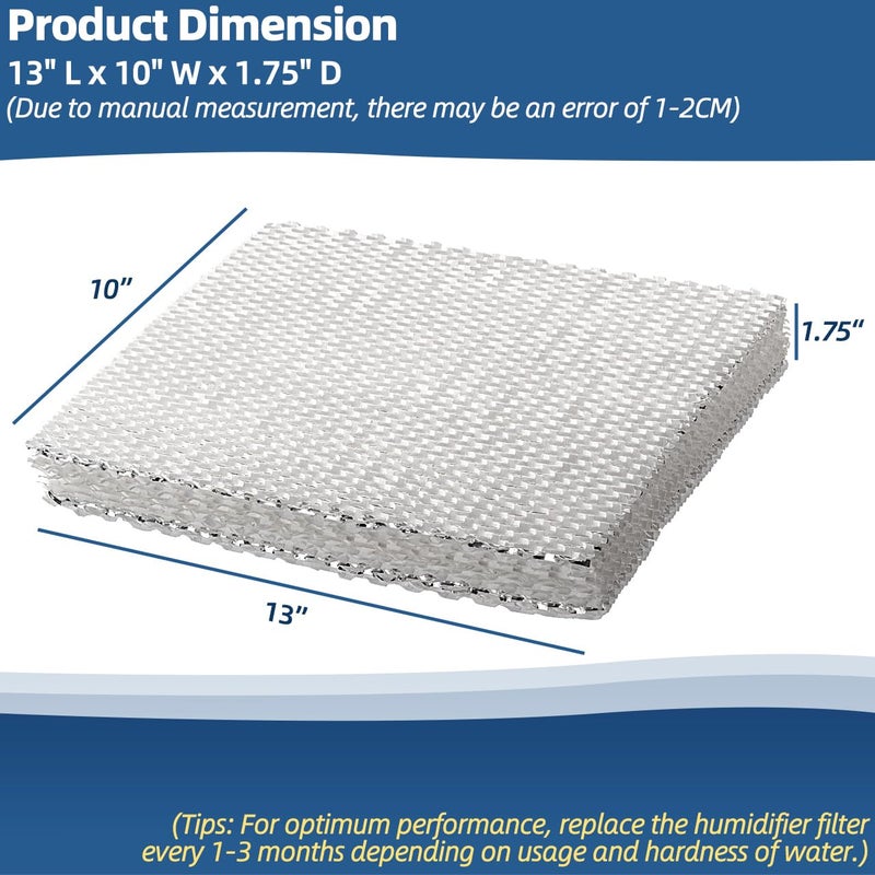 Sconva 45 Humidifier Filter Pad Water Panel Replacement Compatible With Aprilaire Whole House Humidifier Models 400  400A  400M Humidifier Parts & Accessories (Pack Of 2) - Image 2