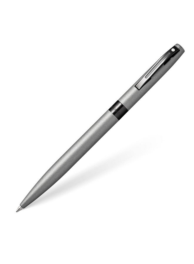 Cross Sheaffer Cross Cross 9109 Reminder Lacquer Ballpoint Pen Matte Grey With Polished Black Pvd Trim - Image 1