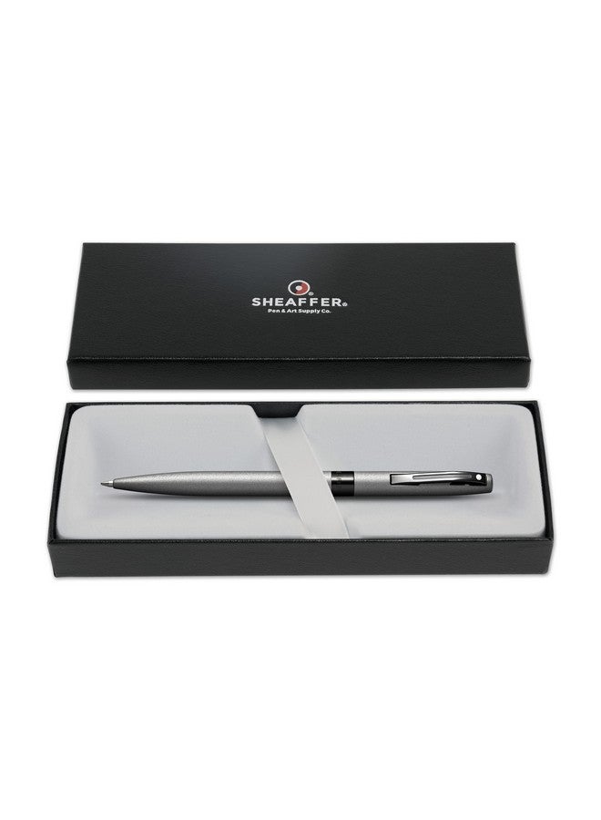 Cross Sheaffer Cross Cross 9109 Reminder Lacquer Ballpoint Pen Matte Grey With Polished Black Pvd Trim - Image 3