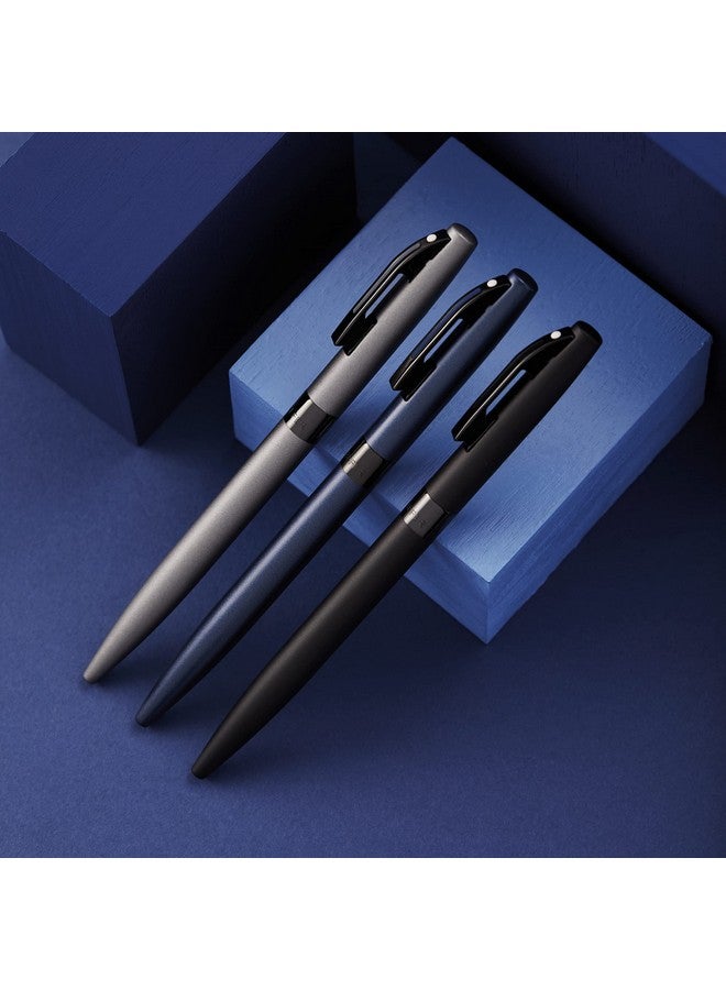 Cross Sheaffer Cross Cross 9109 Reminder Lacquer Ballpoint Pen Matte Grey With Polished Black Pvd Trim - Image 5