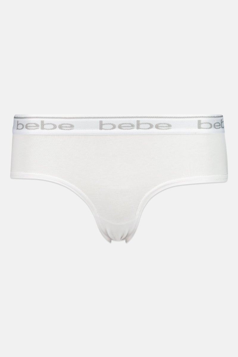 bebe Women 3 Pcs Brand Logo Bikini Panties, Multicolor - Image 2