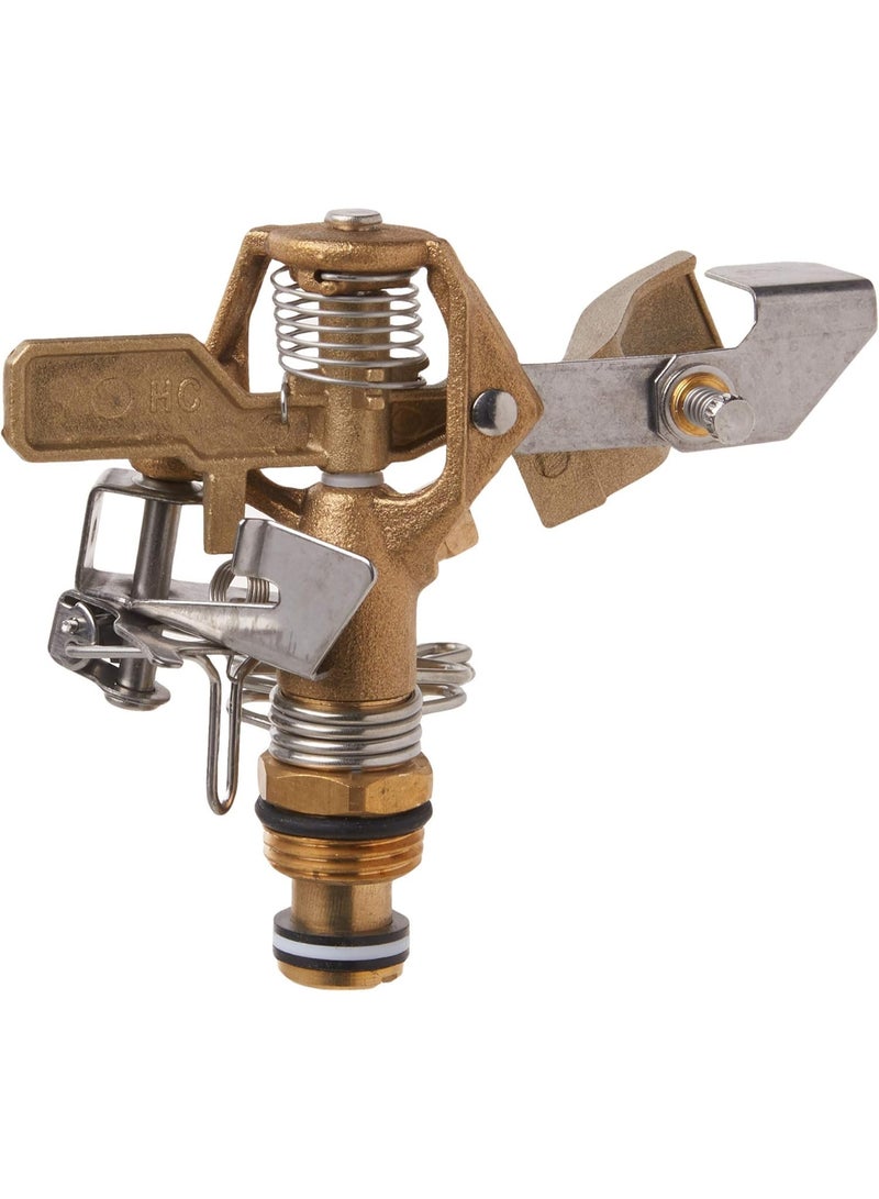 Orbit 55032 1/2" BRS Sprinkler Head, Connection, Silver and Gold - Image 4