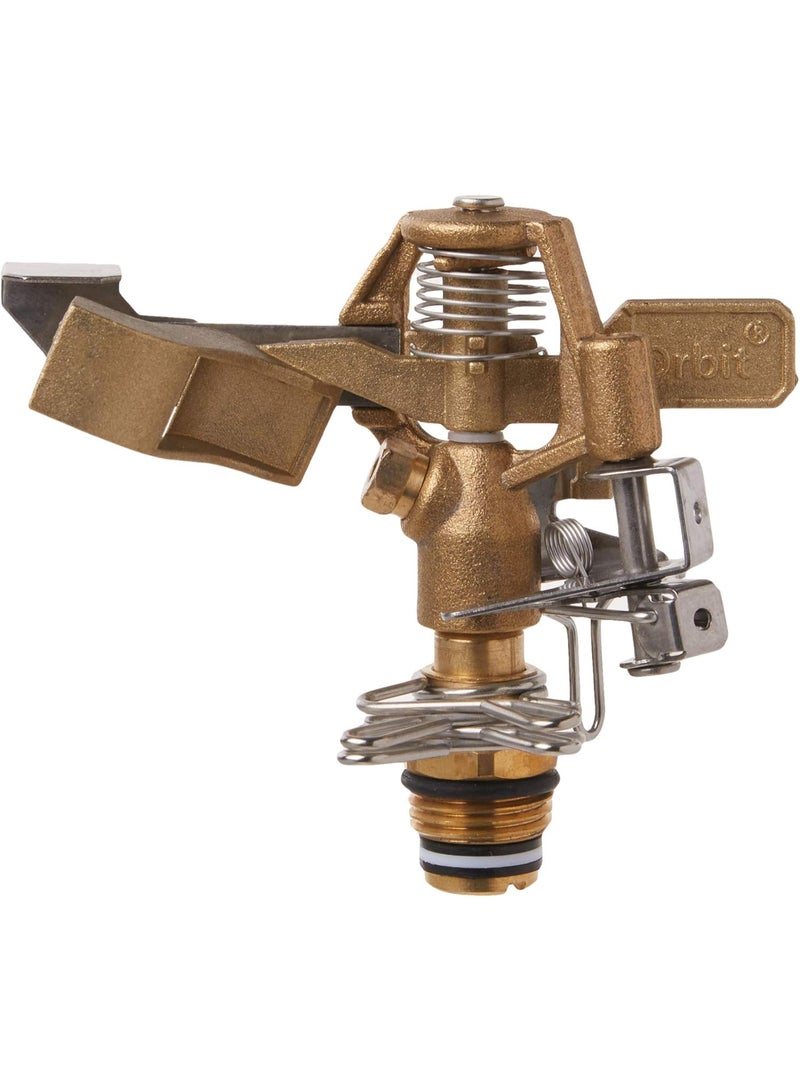 Orbit 55032 1/2" BRS Sprinkler Head, Connection, Silver and Gold - Image 3